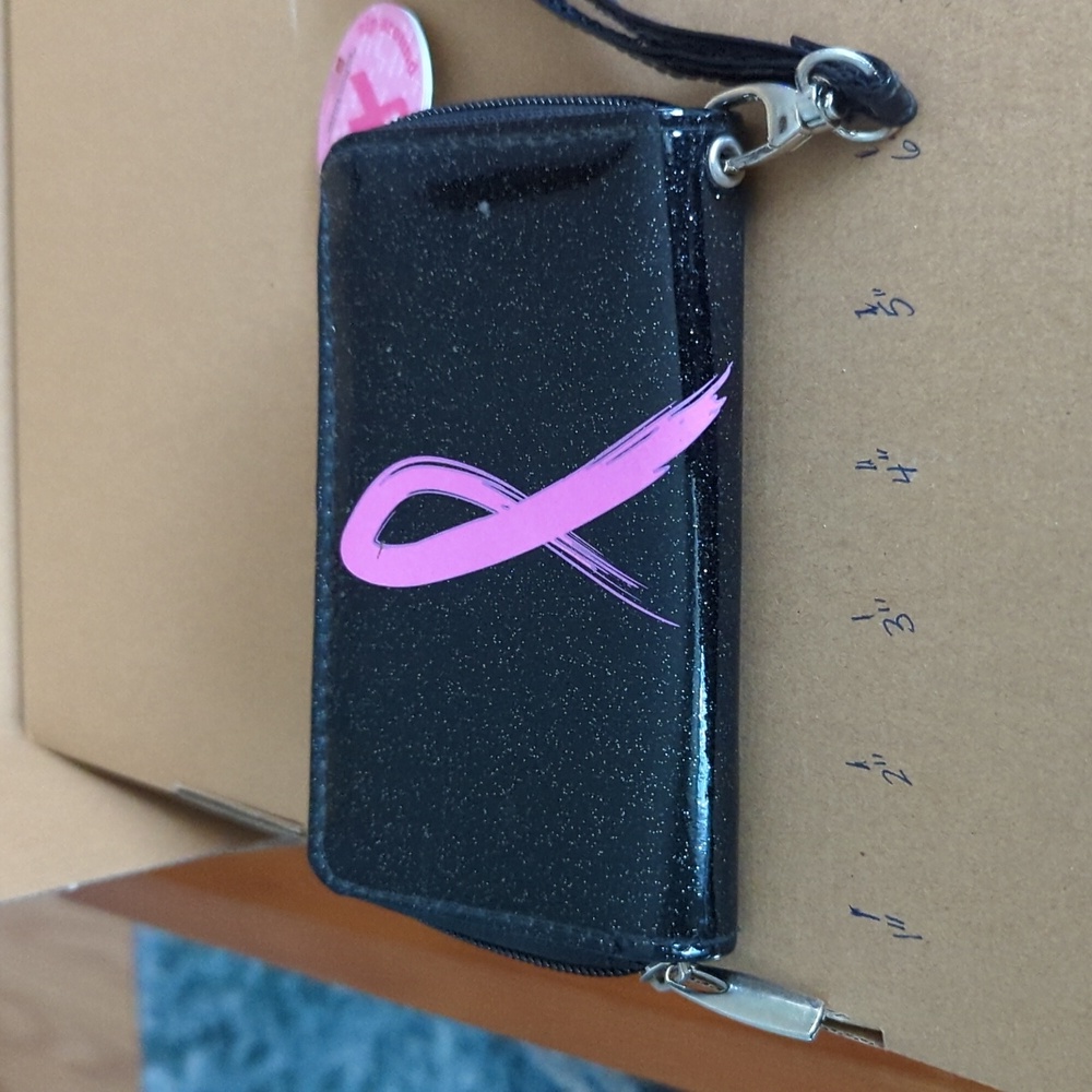 Breast cancer awareness wristlet